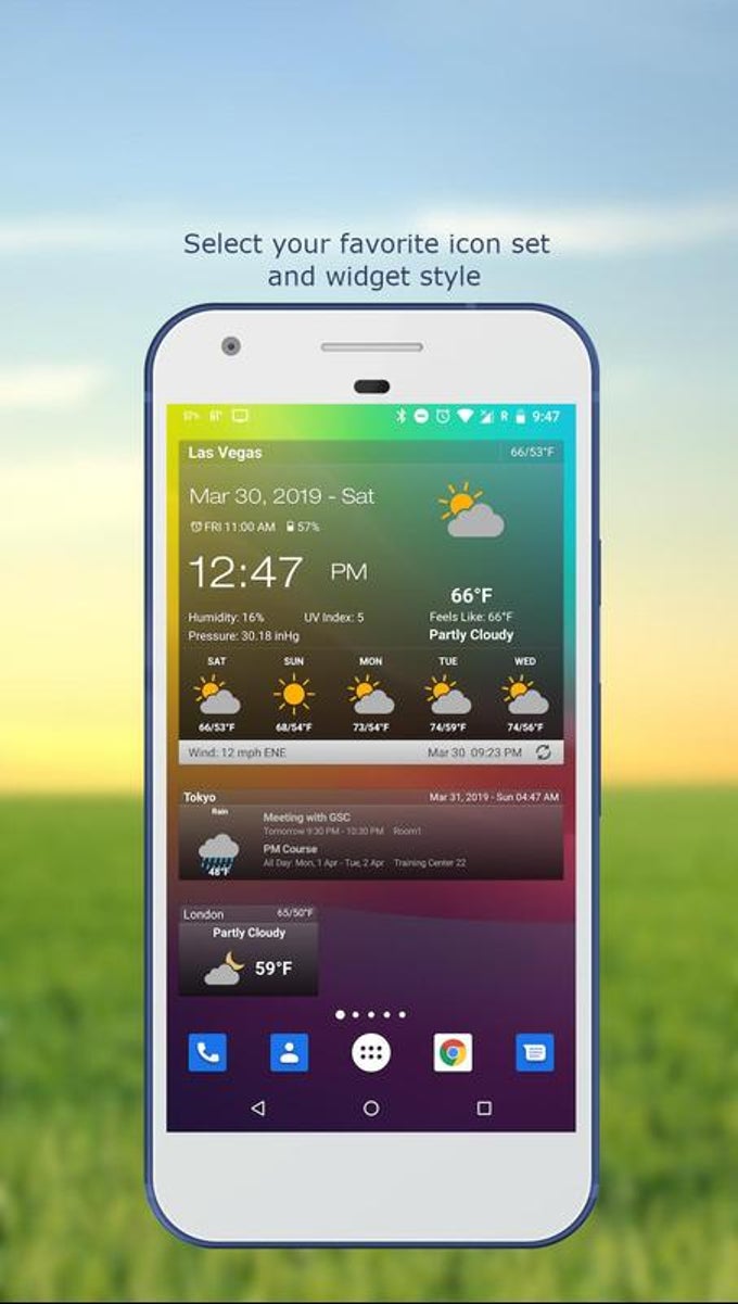 Weer & Klok Widget for Android Weer & Klok Widget for Android